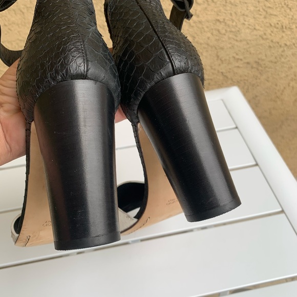 Maria Cornejo block heels leather sandals European size 41.5 - Picture 9 of 14